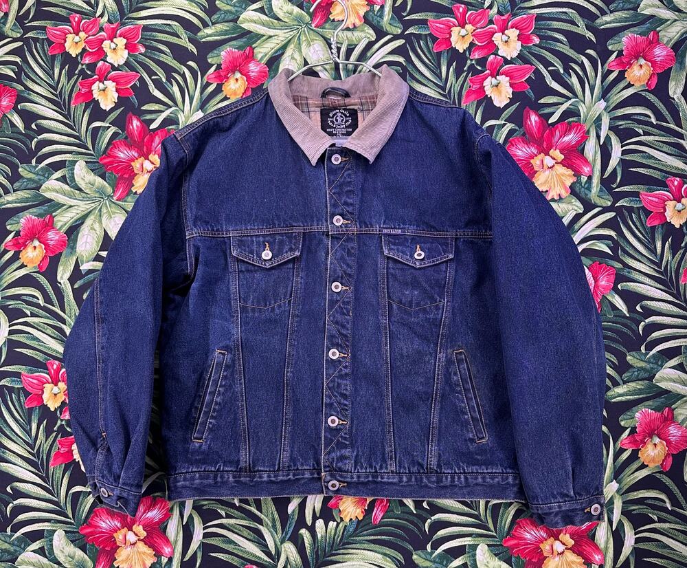 Vintage Monte Carlo Polo And Jockey Club Jean Jacket Size2XL